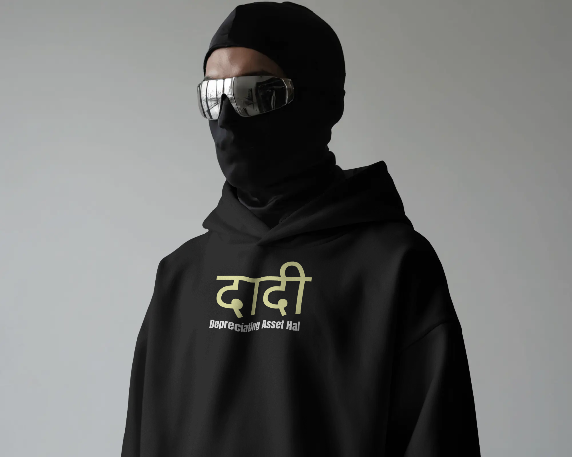 “Daadi – Depreciating Asset Hai” Hoodie | Midnight Black