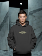 “<insert self-respect here>” Hoodie | Charcoal Black