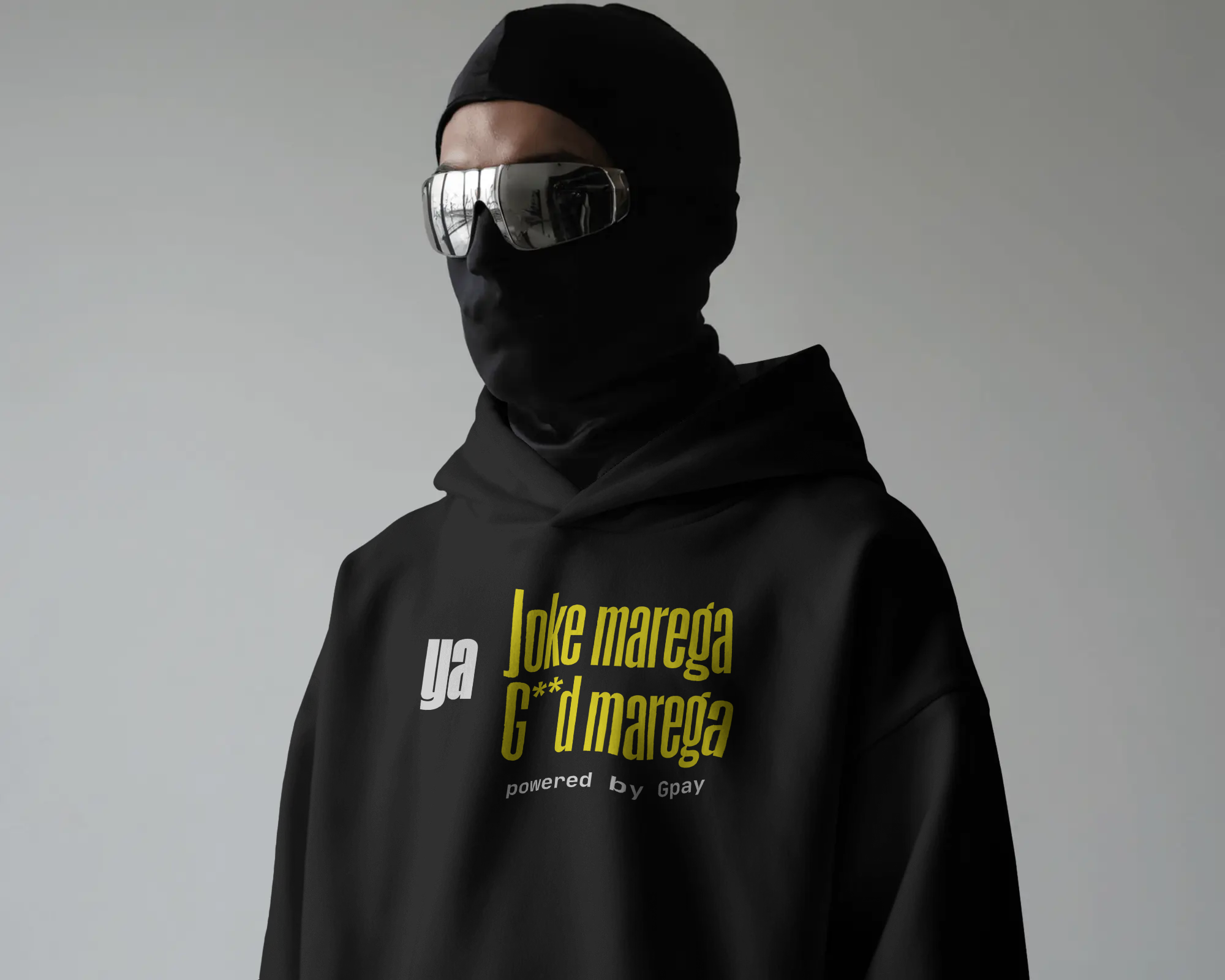“Joke Maarega, Gd Maarega” Hoodie | Black Hoodie
